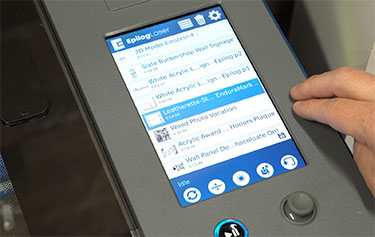 Fusion Pro touchscreen controls